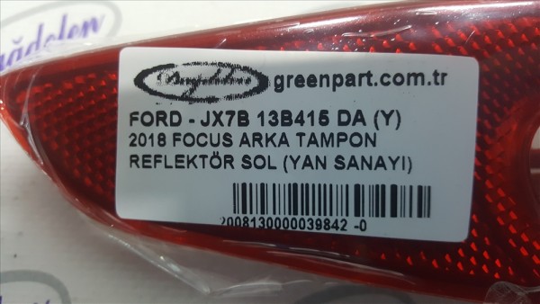 2018 FOCUS ARKA TAMPON REFLEKTÖR SOL (YAN SANAYİ)