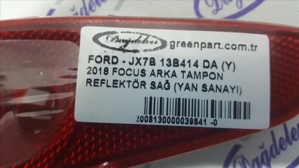 2018 FOCUS ARKA TAMPON REFLEKTÖR SAĞ (YAN SANAYİ)