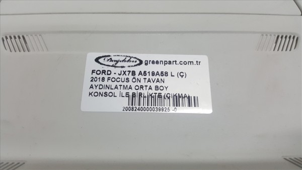 2018 FOCUS ÖN TAVAN AYDINLATMA ORTA BOY KONSOL İLE BİRLİKTE (ÇIKMA)