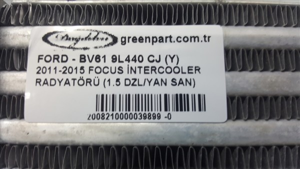 2011-2015 FOCUS İNTERCOOLER RADYATÖRÜ (BEHR-1.6 DZL/YAN SAN)