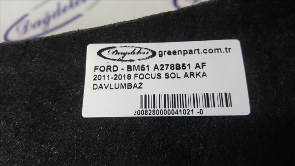 2011-2018 FOCUS SOL ARKA DAVLUMBAZ