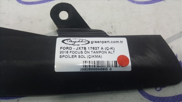 2018 FOCUS ÖN TAMPON ALT SPOİLER SOL (ÇIKMA)