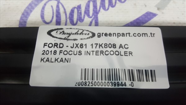 2018 FOCUS INTERCOOLER KALKANI