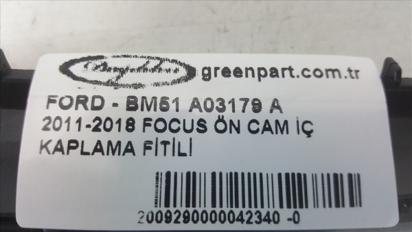 2011-2018 FOCUS ÖN CAM İÇ KAPLAMA FİTİLİ