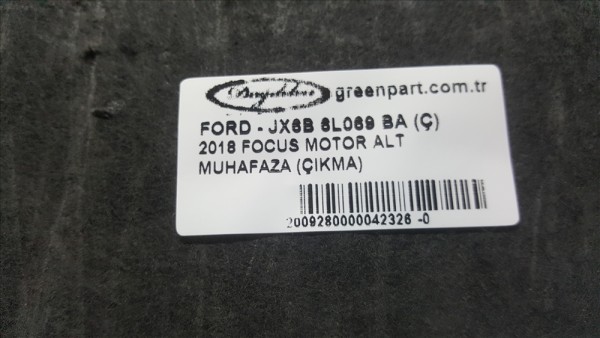 2018 FOCUS MOTOR ALT MUHAFAZA (ÇIKMA)