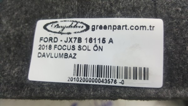 2018 FOCUS SOL ÖN DAVLUMBAZ