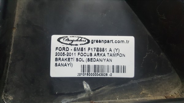 2005-2011 FOCUS ARKA TAMPON BRAKETİ SOL (SEDAN/YAN SANAYİ)