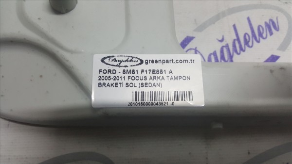 2005-2011 FOCUS ARKA TAMPON BRAKETİ SOL (SEDAN)