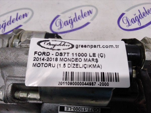 2014-2018 MONDEO MARŞ MOTORU (1.5 DİZEL/ÇIKMA)