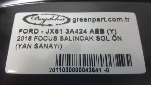 2018 FOCUS SALINCAK SOL ÖN (YAN SANAYİ)
