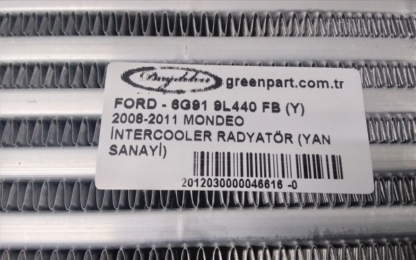 2008-2011 MONDEO İNTERCOOLER (KALE-YAN SANAYİ)
