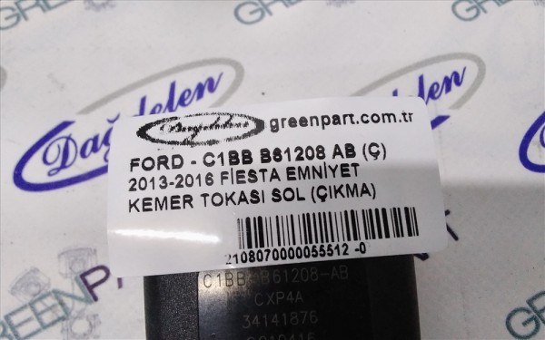 2013-2016 FİESTA EMNİYET KEMER TOKASI SAĞ (ÇIKMA)