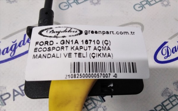 ECOSPORT KAPUT AÇMA MANDALI VE TELİ (ÇIKMA)