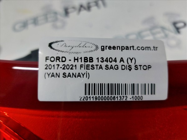 2017-2021 FİESTA SAG DIŞ STOP (LEDLİZ/YAN SANAYİ)