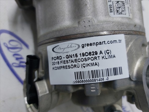 2018 FİESTA/ECOSPORT KLİMA KOMPRESÖRÜ 1.0 ECOBOST (ÇIKMA)