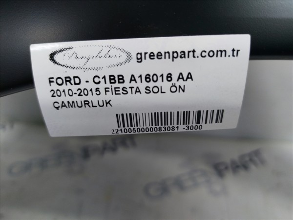 2010-2015 FİESTA SOL ÖN ÇAMURLUK (UFAK HASAR)