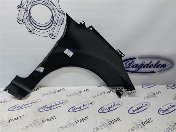 2010-2015 FİESTA SOL ÖN ÇAMURLUK (UFAK HASAR)