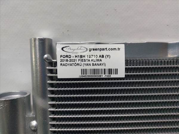 2018-2021 FİESTA/PUMA KLİMA RADYATÖRÜ (YAN SANAYİ)