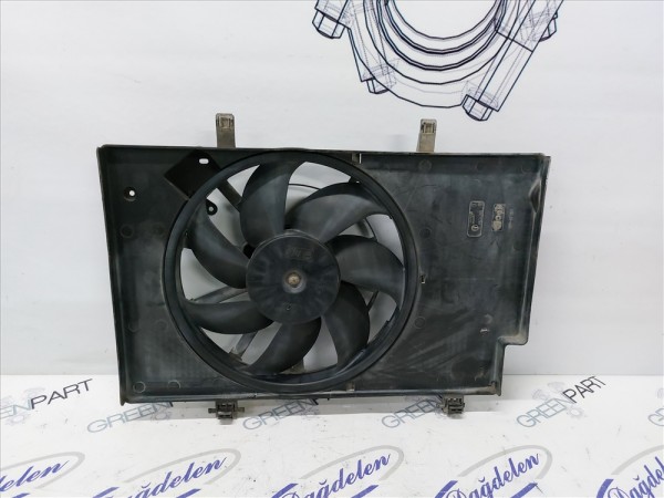 2009-2011 FİESTA FAN KOMPLE BENZİNLİ (ÇIKMA)