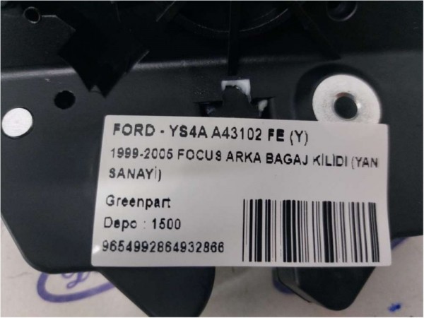 1999-2005 FOCUS ARKA BAGAJ KİLİDİ (YAN SANAYİ)