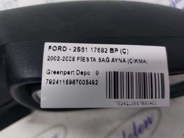 2002-2008 FİESTA SAĞ AYNA  (ÇIKMA)