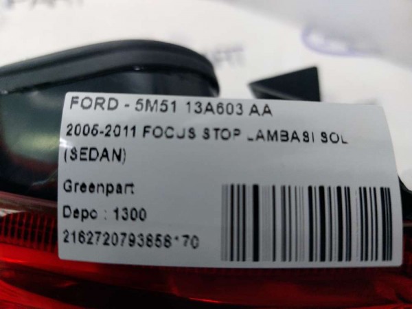 2005-2011 FOCUS STOP LAMBASI SOL (SEDAN)
