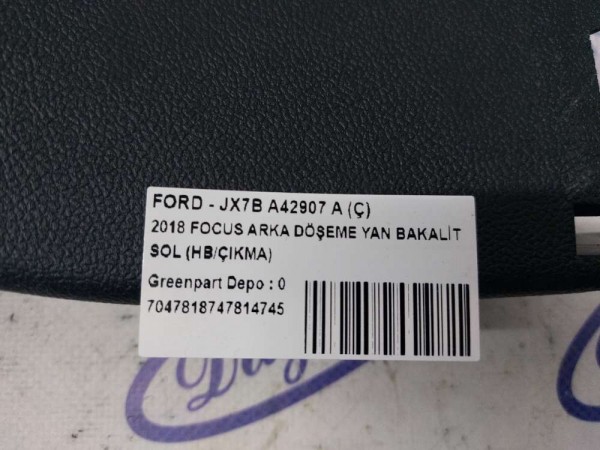 2018 FOCUS ARKA DÖŞEME YAN BAKALİT SOL (HB/ÇIKMA)