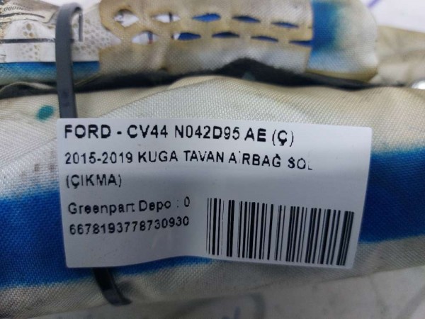 2015-2019 KUGA TAVAN AİRBAĞ SOL (ÇIKMA)