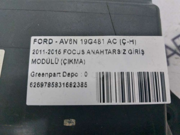 2011-2015 FOCUS ANAHTARSIZ GİRİŞ MODÜLÜ (ÇIKMA)