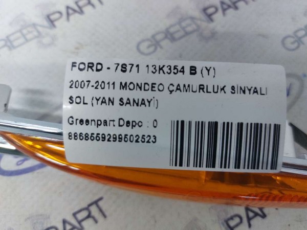2007-2011 MONDEO ÇAMURLUK SİNYALİ SOL (TYC-YAN SANAYİ)