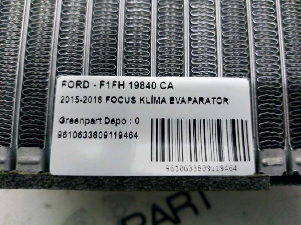 2015-2018 FOCUS KLİMA EVAPARATÖR