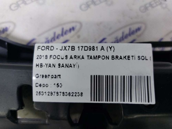 2018 FOCUS ARKA TAMPON BRAKETİ SOL ( HB-YAN SANAYİ)