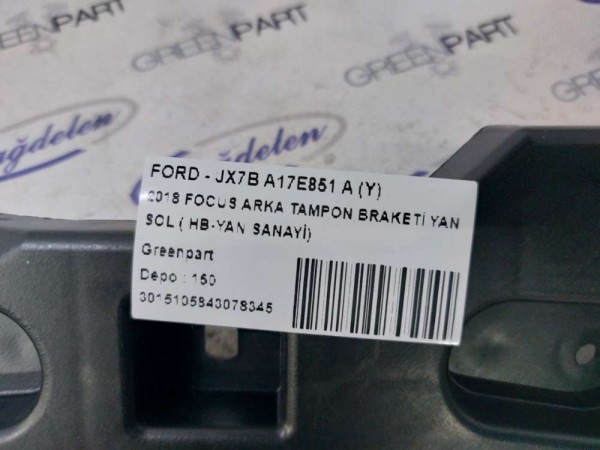 2018 FOCUS ARKA TAMPON BRAKETİ YAN SOL ( HB-YAN SANAYİ)