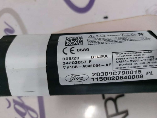 2018 FİESTA TAVAN AIRBAG SAĞ (ÇIKMA)