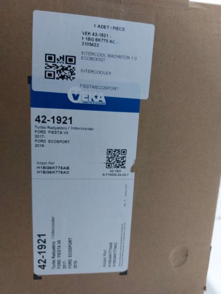 2017 ECOSPORT İNTERCOOLER (1.0 ECOBOOST/YAN SANAYİ)