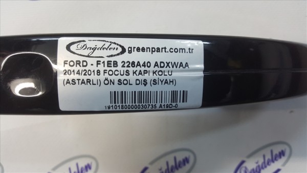 2014-2017 FOCUS/KUGA KAPI KOLU ÖN (SİYAH) ANAHTARSIZ GİRİŞLİ