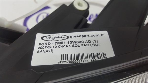 2007-2010 C-MAX SOL FAR (DEPO-YAN SANAYİ)