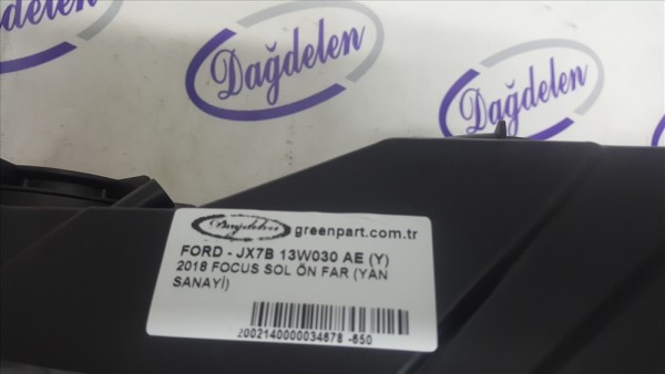 2018 FOCUS SOL ÖN FAR (HMPX-YAN SANAYİ)