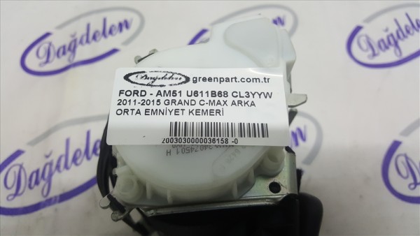 2011-2015 GRAND C-MAX ARKA ORTA EMNİYET KEMERİ