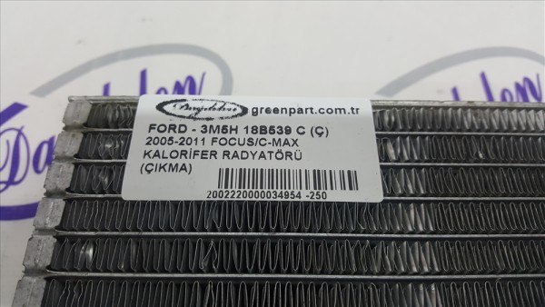 2005-2011 FOCUS/C-MAX KALORİFER RADYATÖRÜ (ÇIKMA)
