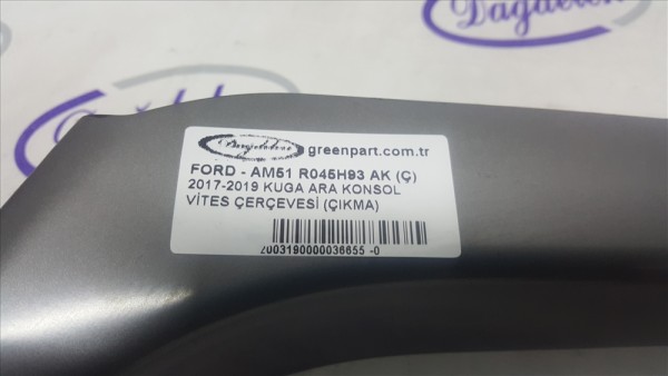 2013-2018 KUGA ARA KONSOL VİTES ÇERÇEVESİ (ÇIKMA)