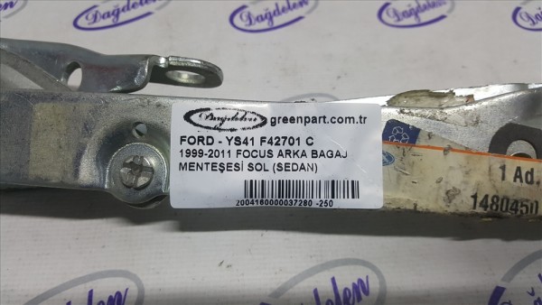 1999-2011 FOCUS ARKA BAGAJ MENTEŞESİ SOL (SEDAN)