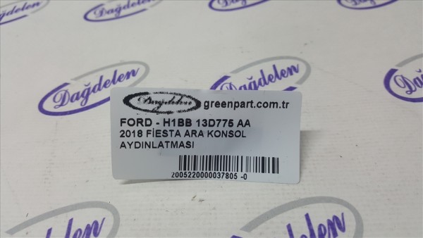 2018 FİESTA ARA KONSOL AYDINLATMASI