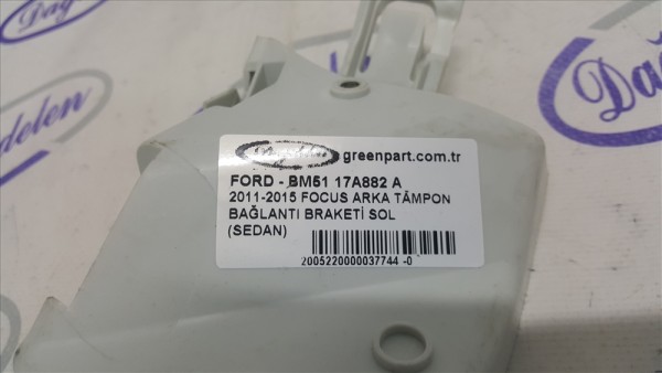2011-2015 FOCUS ARKA TAMPON BAĞLANTI BRAKETİ SOL (SEDAN)