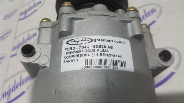 1998-2005 FOCUS KLİMA KOMPRESÖRÜ (1.6 BENZİN/YAN SANAYİ)