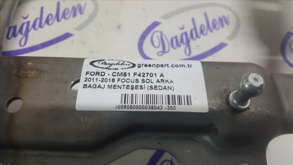 2011-2018 FOCUS SOL ARKA BAGAJ MENTEŞESİ (SEDAN)