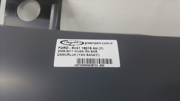 2009-2011 KUGA ÖN SAĞ ÇAMURLUK (YAN SANAYİ)