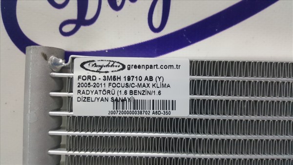 2005-2011 FOCUS/C-MAX KLİMA RADYATÖRÜ (1.6 BENZİN/1.6 DİZEL/YAN SANAYİ)